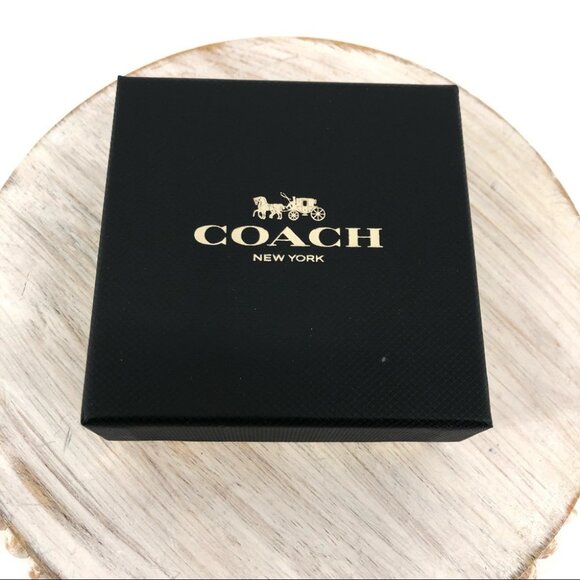 Coach Rose Gold Heart C 3 Piece Ring Set - Boxed Set - Picture 3 of 5